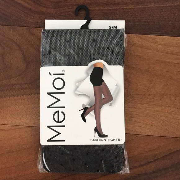 NWT black polka dot fashion tights - Picture 3 of 6